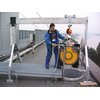 Aluminiumkran unter Last verfahrbar