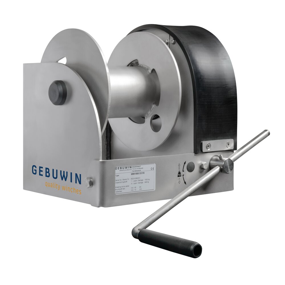Edelstahl-Handwinde Gebuwin MR500-5000