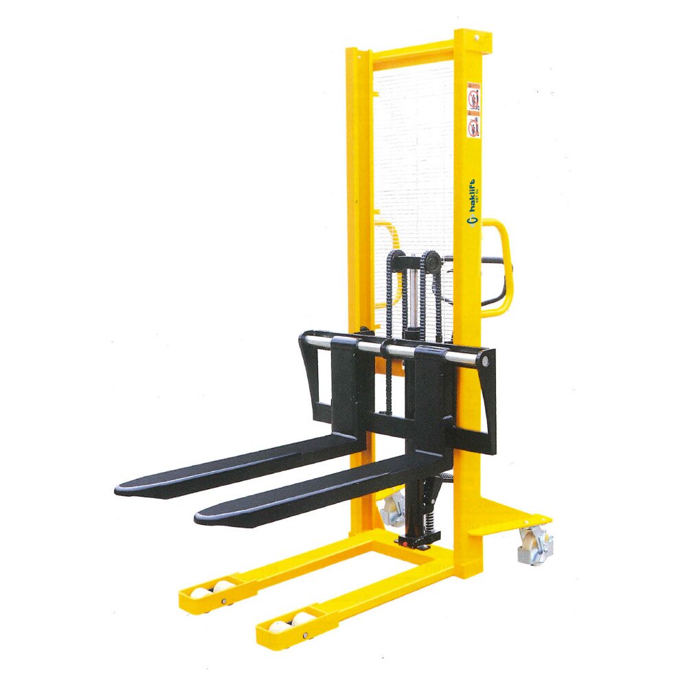 Manual stackers 1000 kg for warehouses