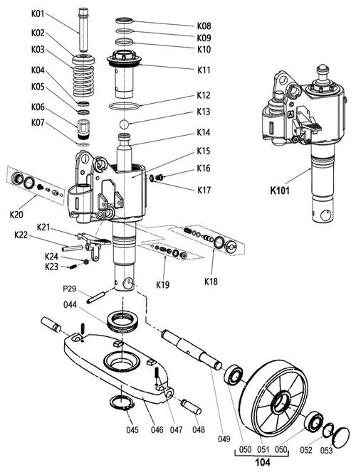 Pallet truck with scale 2500 kg