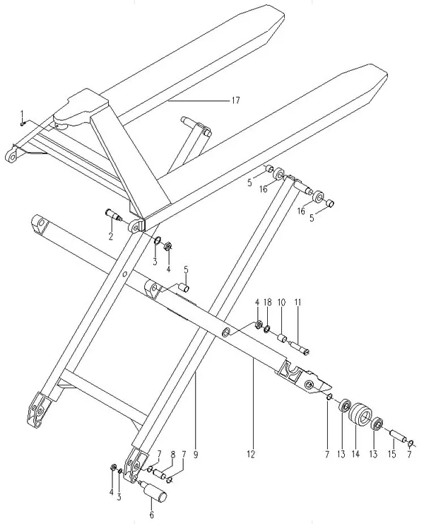 frame drawing - spare parts