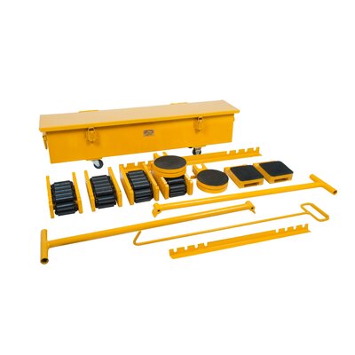 Cargo trolley sets with steel rolls