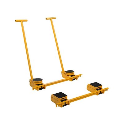 Cargo trolley sets with steel rolls