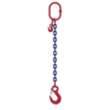 Powertex One-Leg Chain Sling with Latch Hook with eye for Heavy Lifting
