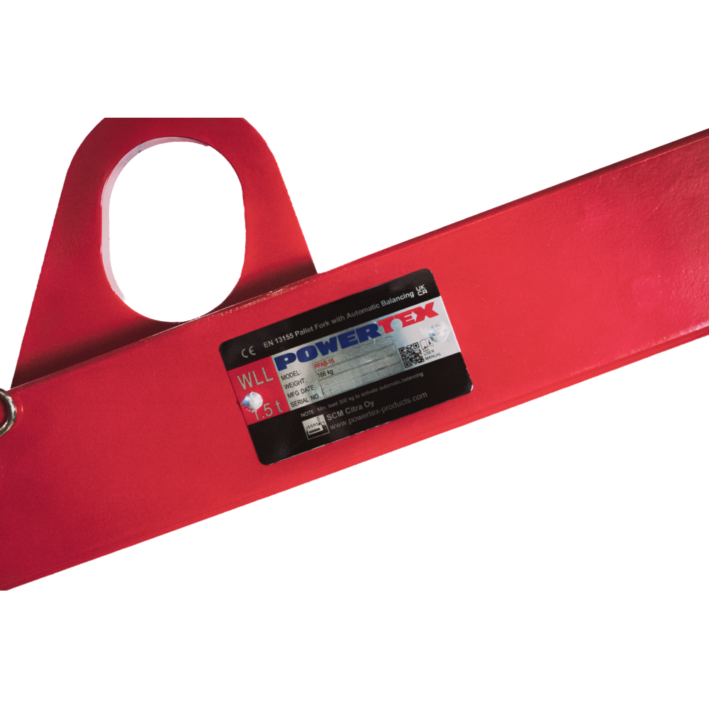 Ladegabel POWERTEX PFAB mit automatischem Gewichtsausgleich