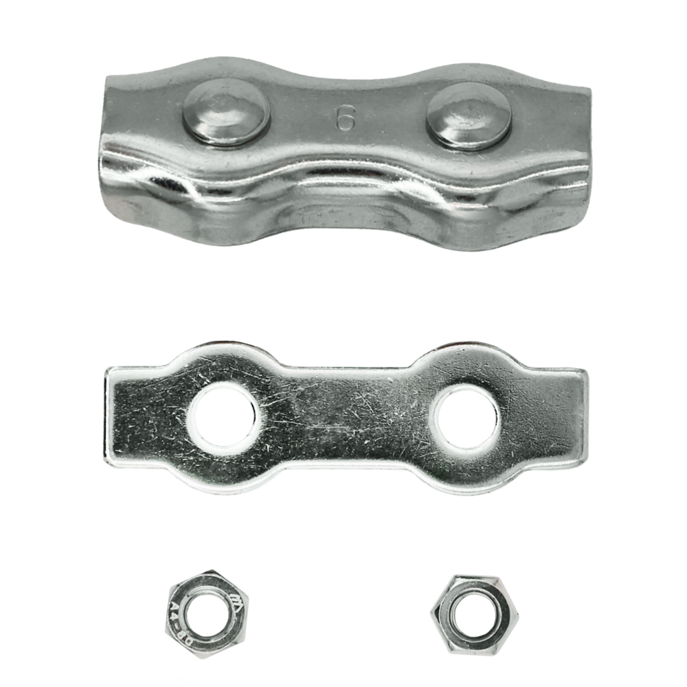Drahtseilklemme POWERTEX PCD316 (Edelstahl)