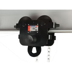 Geared Trolley POWERTEX PGT-S2 with nameplate Geared Trolley POWERTEX PGT-S2 with connection plate