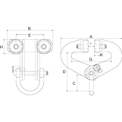 Superclamp A Rollfahrwerk