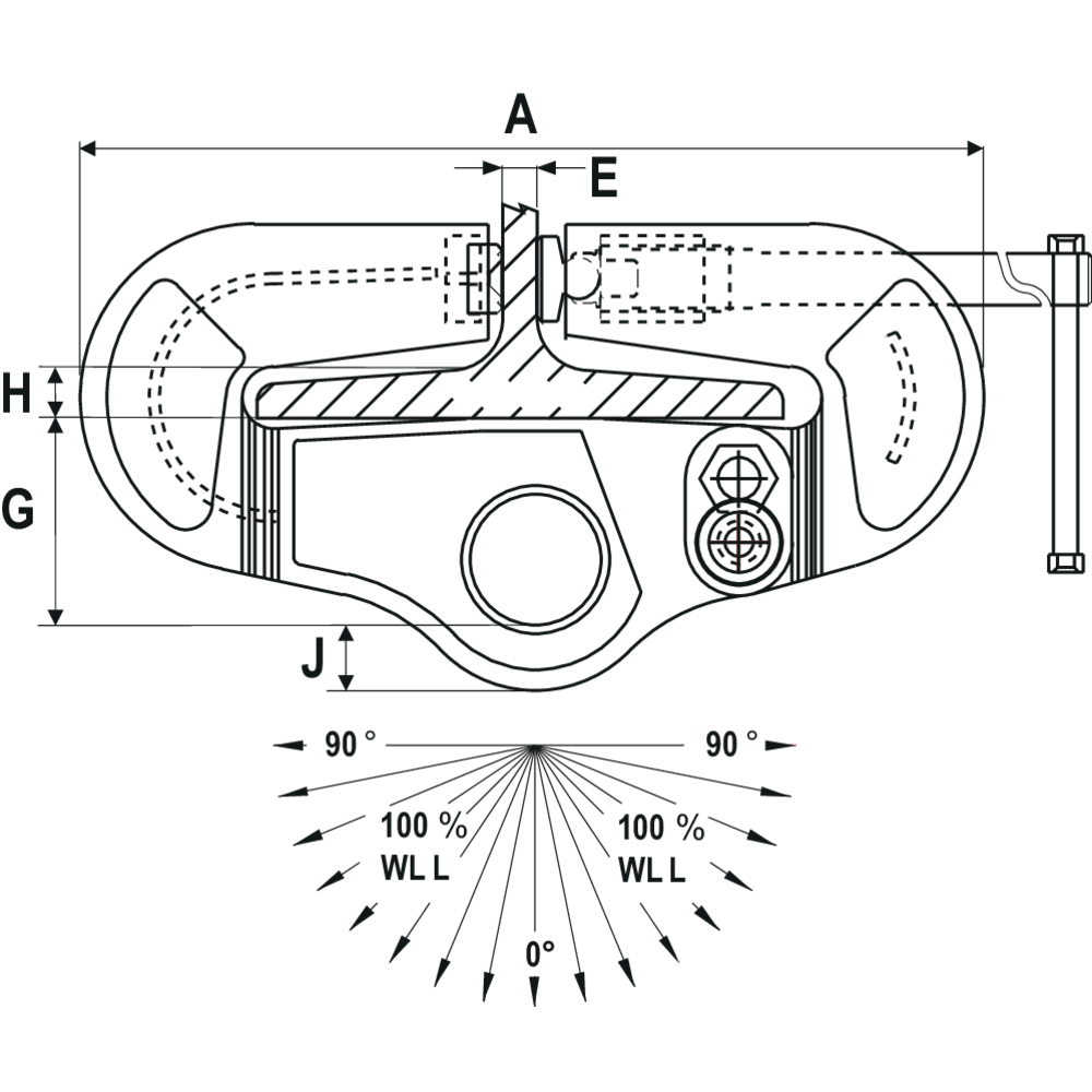 Spindelträgerklemme Superclamp USC