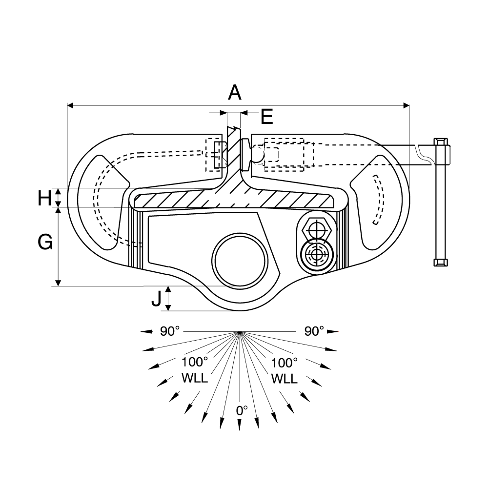 Spindelträgerklemme Superclamp USC