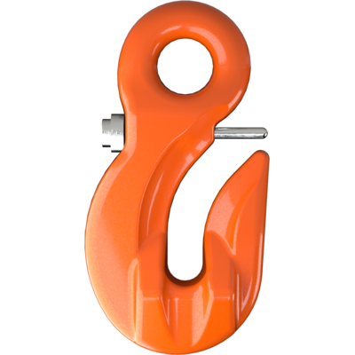 REGS eye shortening grab hook with safety pin (Grade 10)