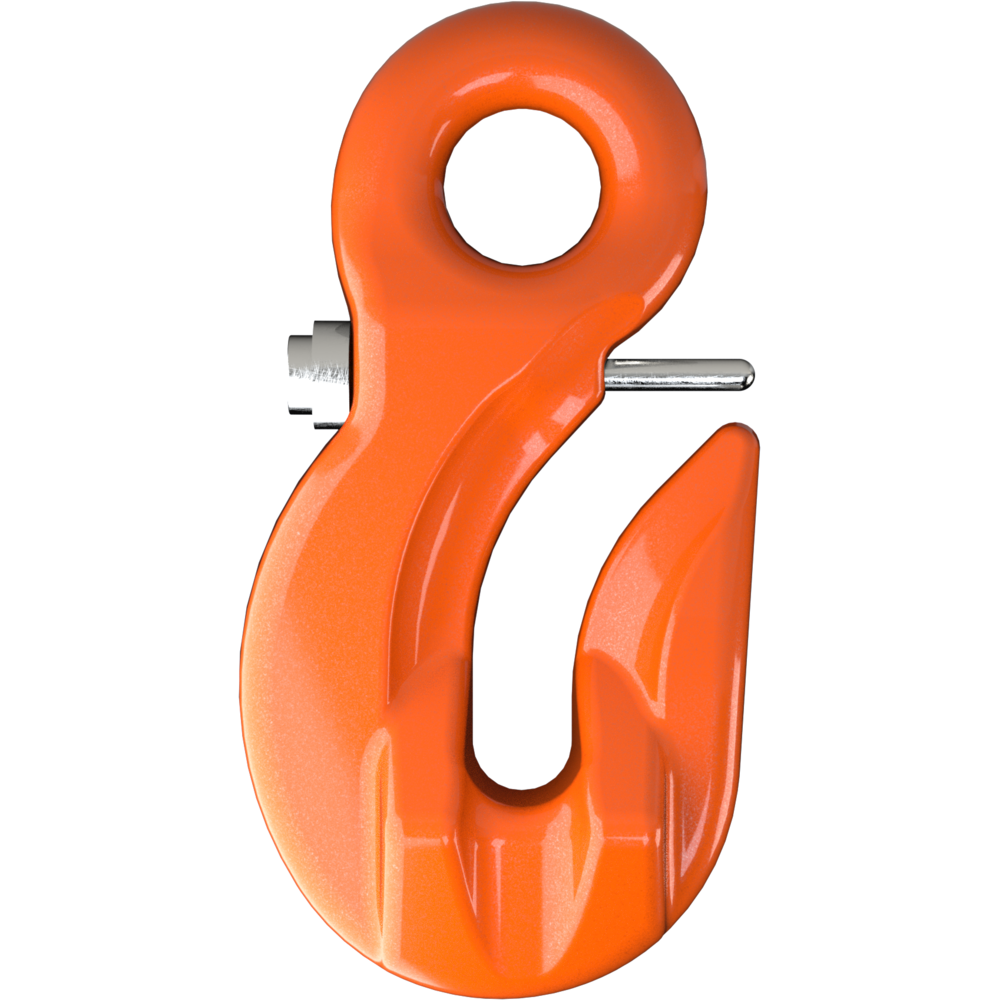 REGS eye shortening grab hook with safety pin (Grade 10)