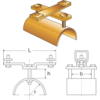 C-Profil Flachleitungs-Endklemme REMA