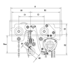 KBT200OD low headroom hoist-trolley