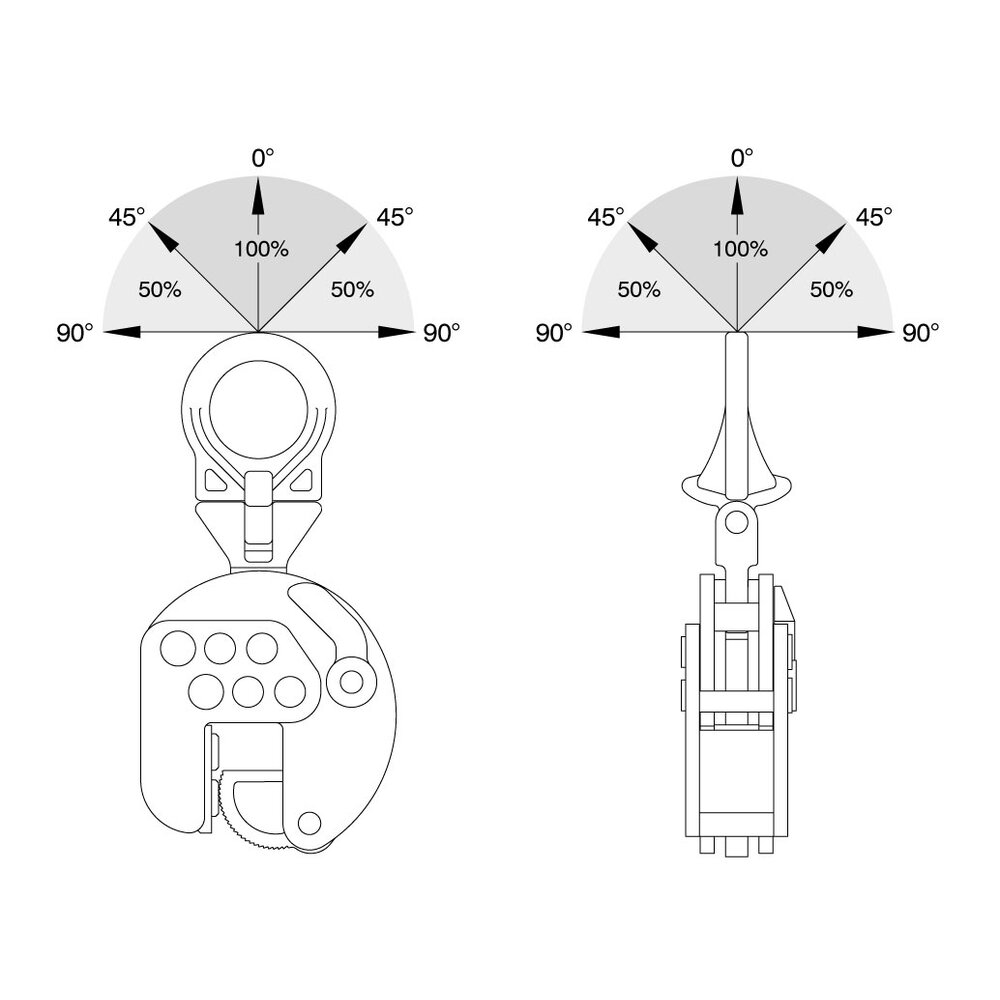 CSEU vertical lifting clamp