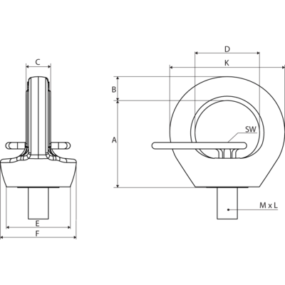 C807X+KEY lifting points (Grade 10)