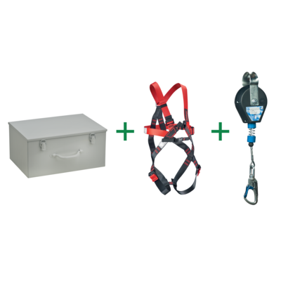 Auffanggurt-Set REMA Ergo HPS - mit Höhensicherungsgerät & Koffer