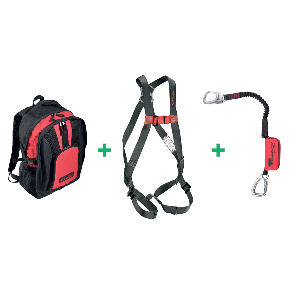 Auffanggurt-Set REMA C2 Simple EH/OV - mit Bandfalldämpfer & Rucksack
