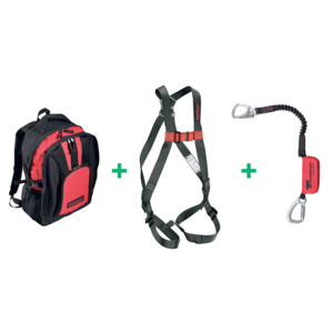 Auffanggurt-Set REMA C2 Simple EH/OV - mit Bandfalldämpfer & Rucksack
