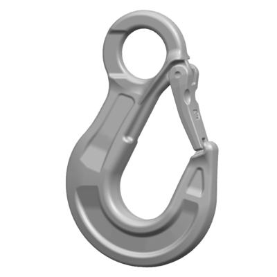 RCA eye sling hook with latch AISI 316 (G6)