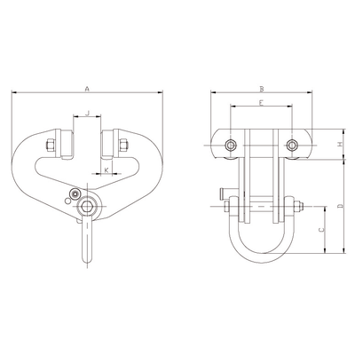 REMA RMSLT self locking beam trolley