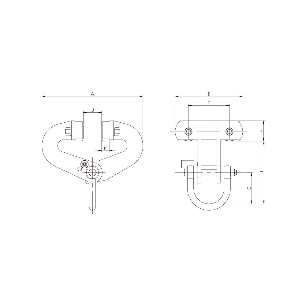 REMA RMSLT self locking beam trolley