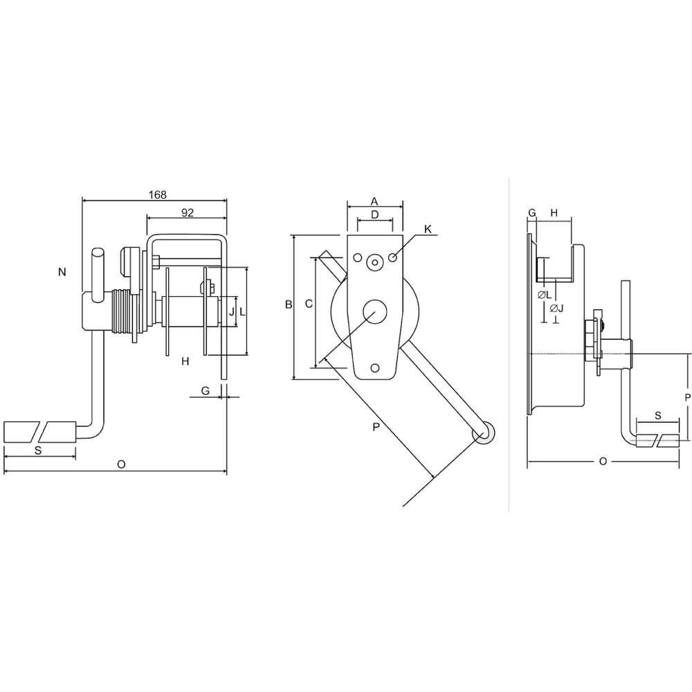 TL Gear winch