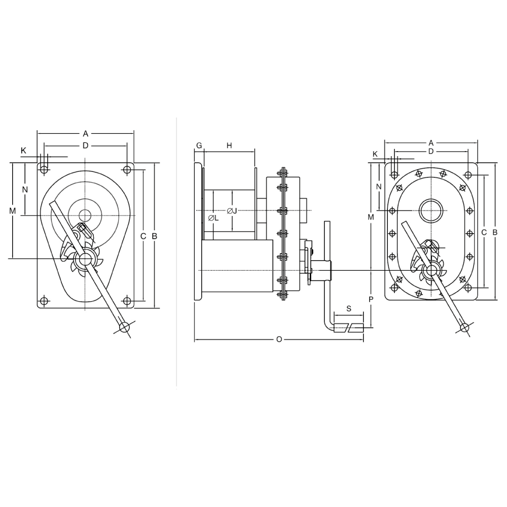 TL Gear winch