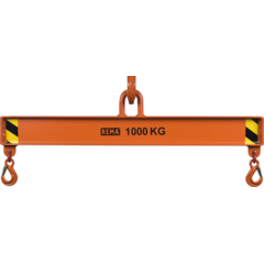Hoist traverse beam REMA , with 2 fixed hooks.