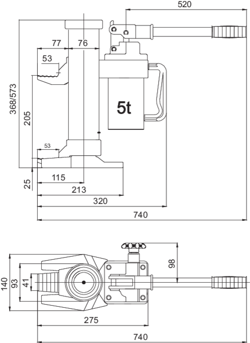 RMH hydraulic machine jack | CERTEX Germany