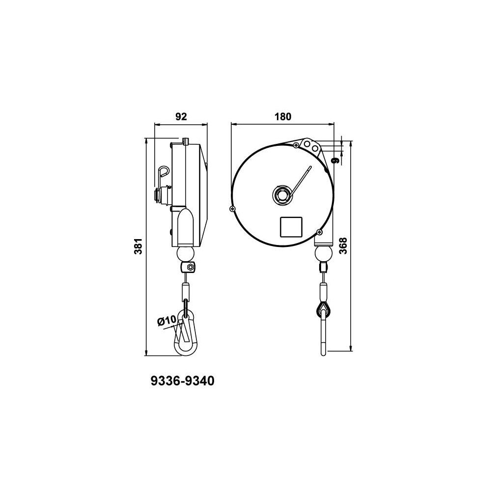 Tool balancer, medium-weight design | CERTEX Germany