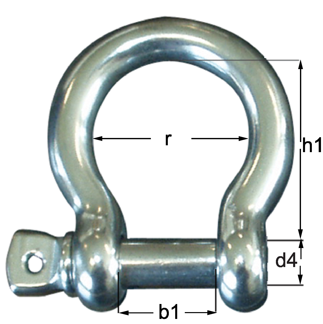Shackle AISI 316, 304 type H