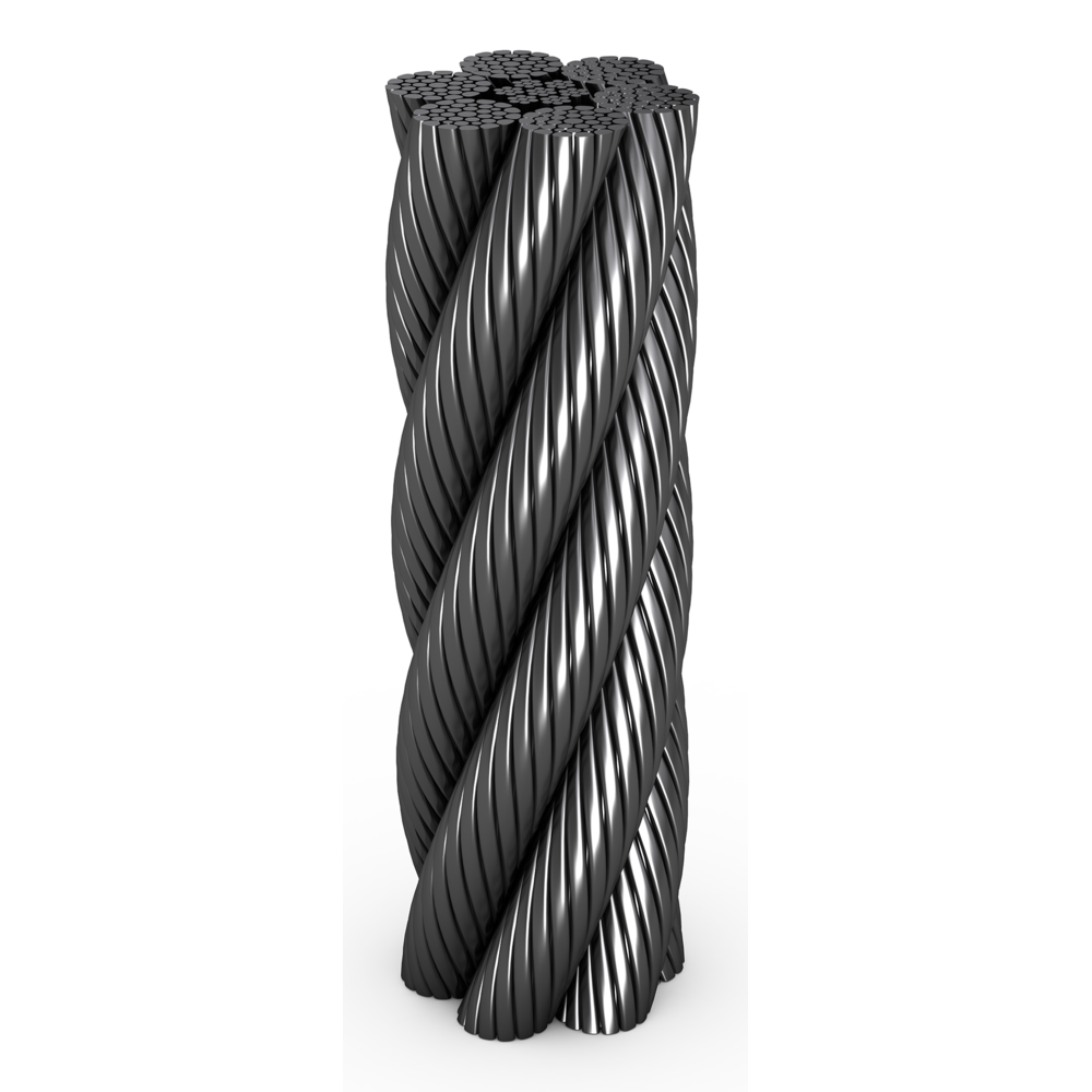 Spezialdrahtseil ROPETEX Perform 6C - 6x36 IWRC - verdichtet