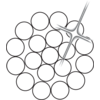 Edelstahllitze 1x19