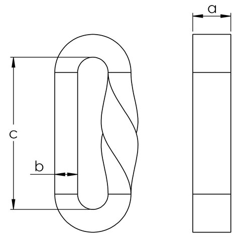 Chain Green Pin Tycan® drawing