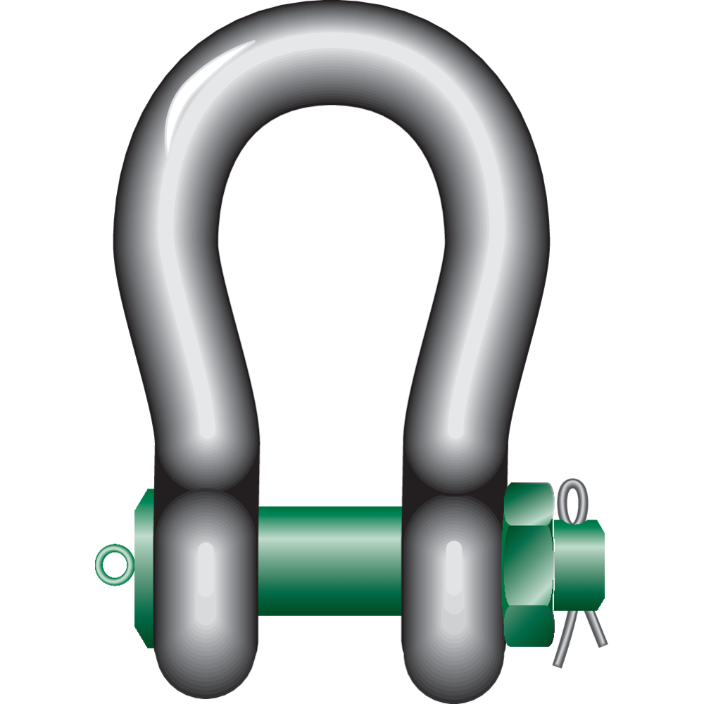 Schwerlast Schäkel Green Pin P-6036