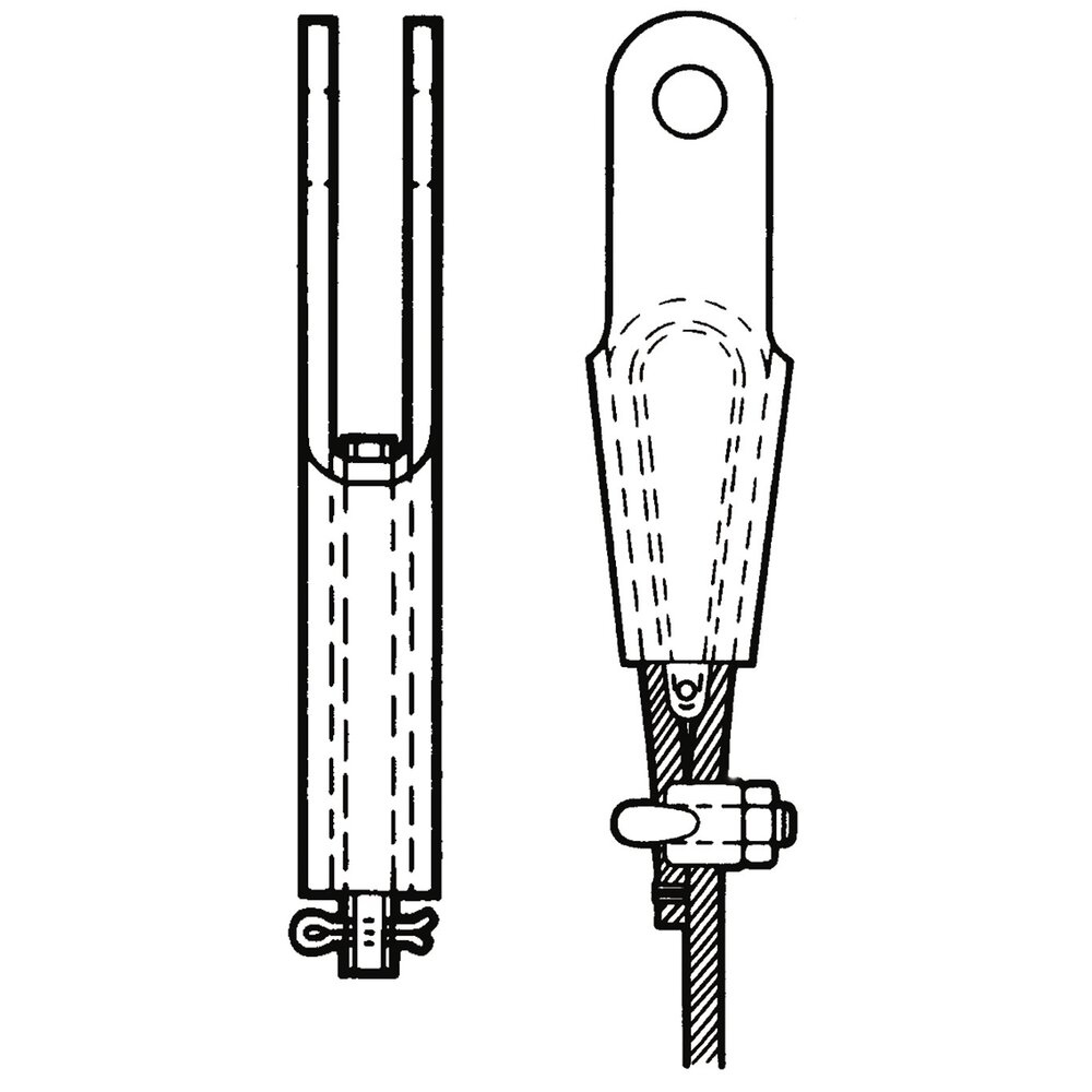 Wedge Socket for Lifts measurements