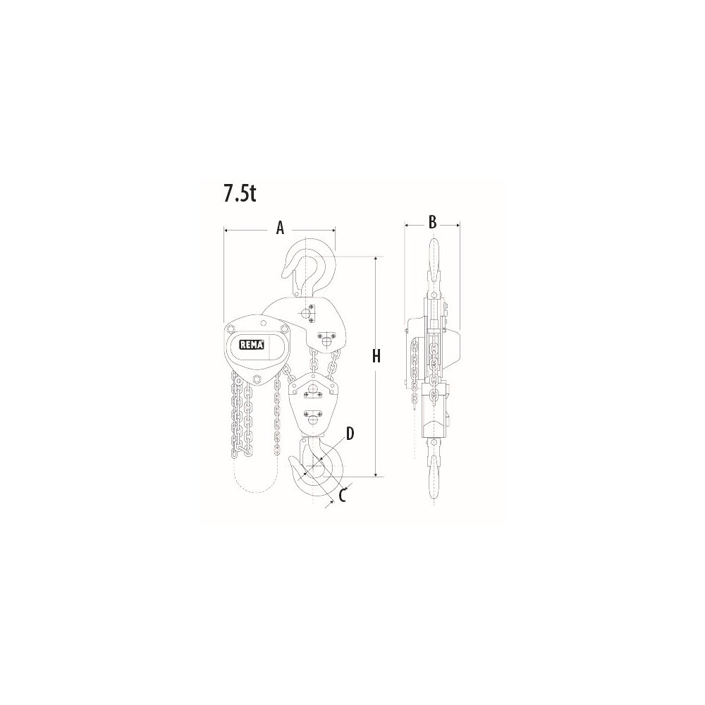Handkettenzug Rema Select 200