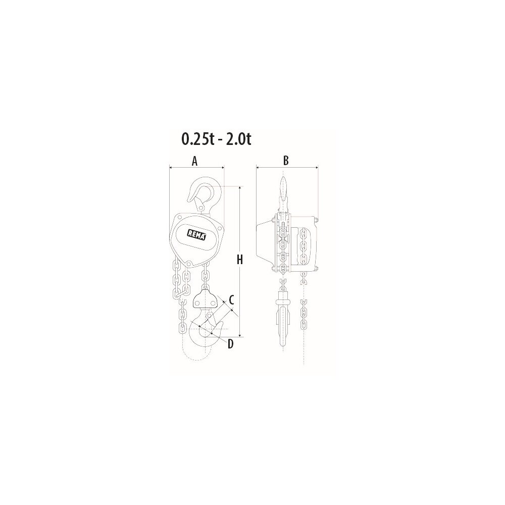 Handkettenzug Rema Select 200
