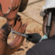 service tecgnician measuring hook