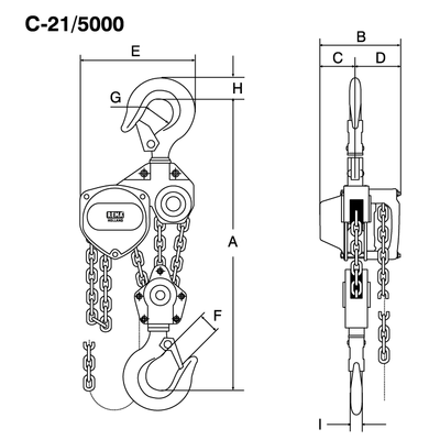 Handkettenzug REMA C-21