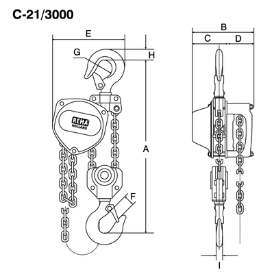Handkettenzug REMA C-21