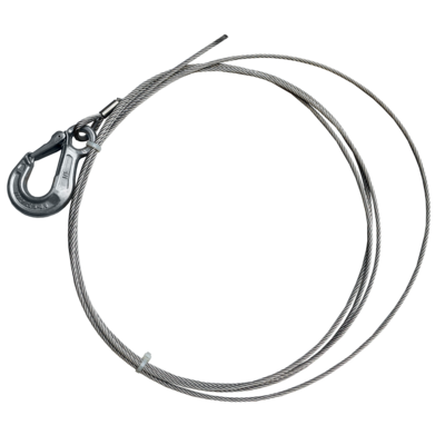 Winch cable set according to DIN 3060.